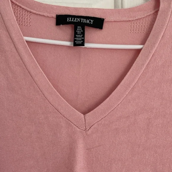 Ellen Tracy Pink Women's Sweater - Picture 5 of 6